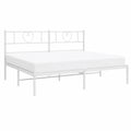 Bettgestell – 180 × 200 cm, mit Lattenrost, aus Metall, für Schlafzimmer