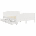 Massivholzbett – aus Massivholz, aus Kiefernholz, für Schlafzimmer