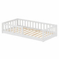 Bett – 80 × 160 cm, mit Lattenrost, aus Kiefernholz und Holz