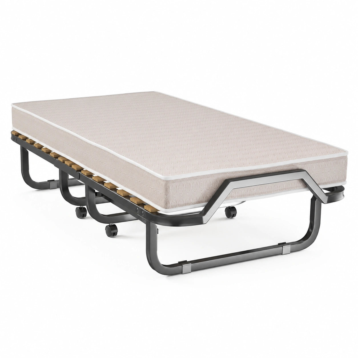 Bett – 90 × 200 cm, klappbar, mit Lattenrost