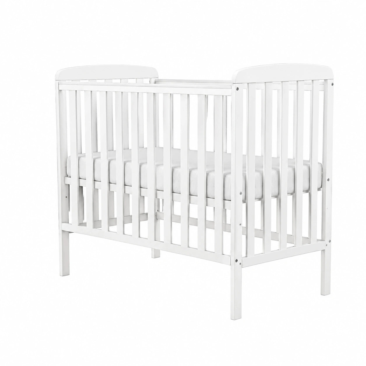 Babybett – 100 × 50 cm, aus Massivholz und Kiefernholz