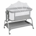 Babybett – Grau