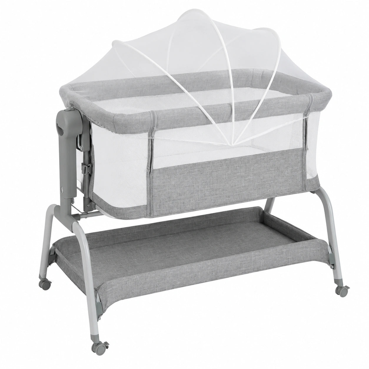 Babybett – Grau